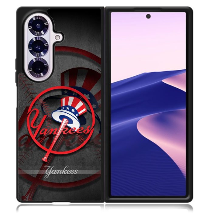 Beautiful New York Yankees Wallpaper Samsung Galaxy Z Fold 7 5G Case BC1533