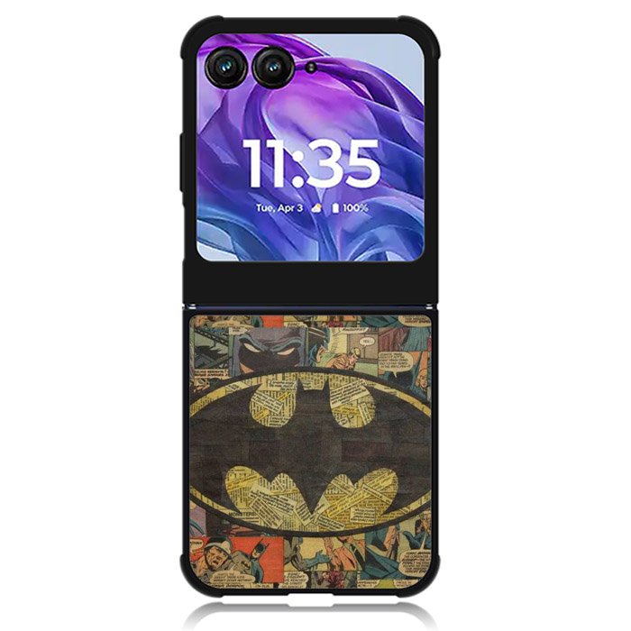 Logo Batman Motorola Moto Razr 2024 , Moto Razr 50 Case