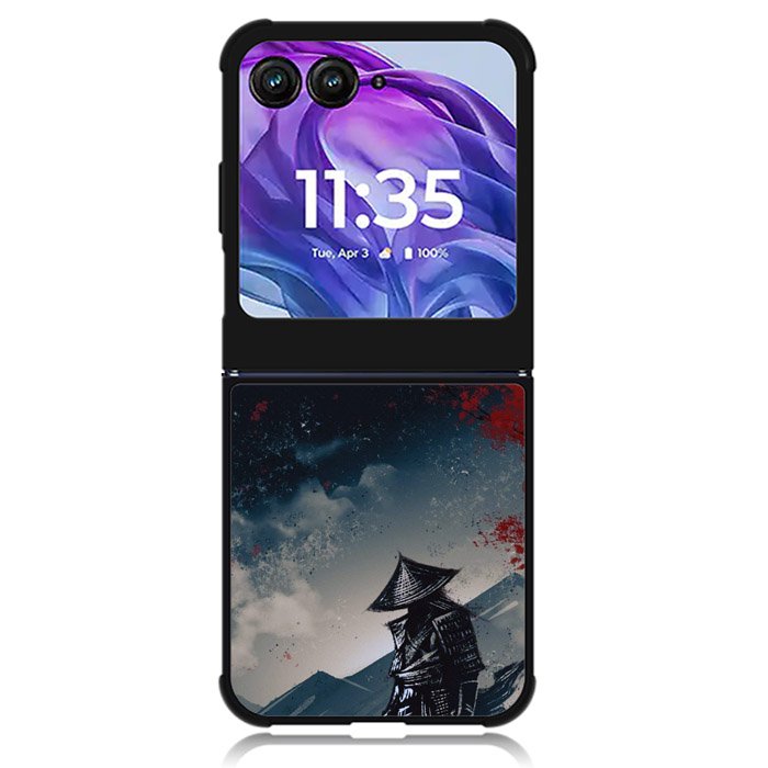 Japanese Samurai Motorola Moto Razr 2024 , Moto Razr 50 Case