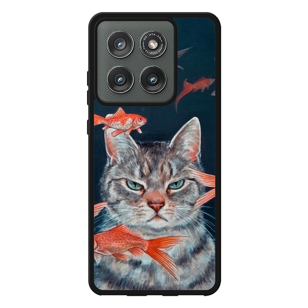 Fish And Cat Motorola Moto Edge 2025 Case FE0252