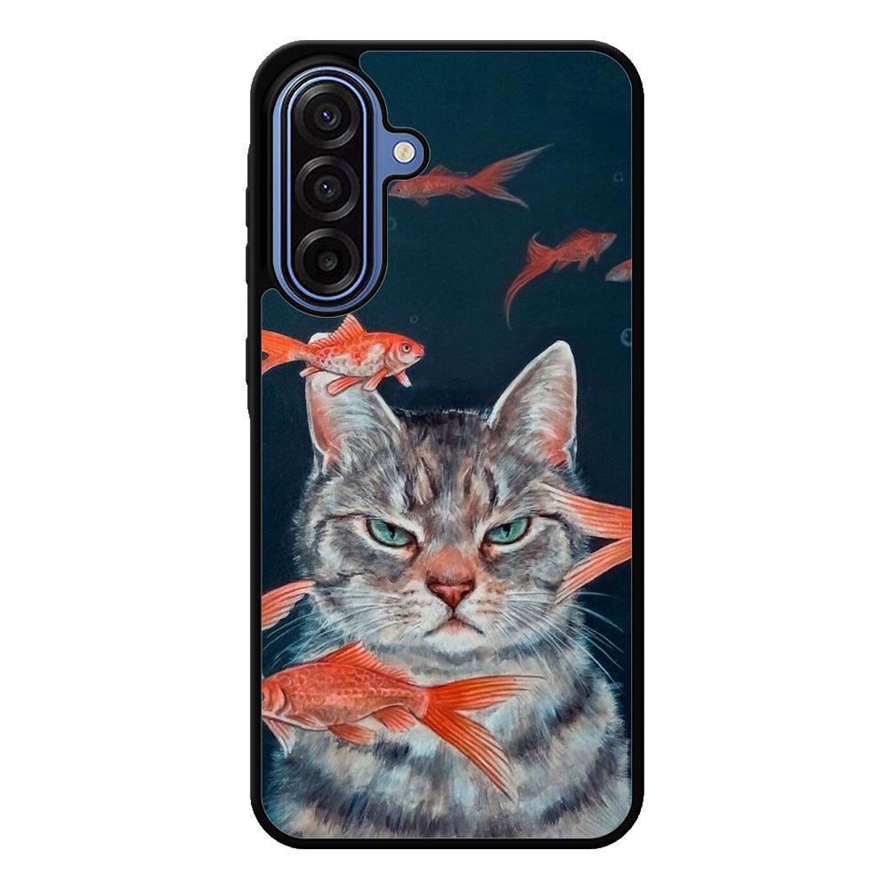 Fish And Cat Samsung Galaxy A17 Case FE0252