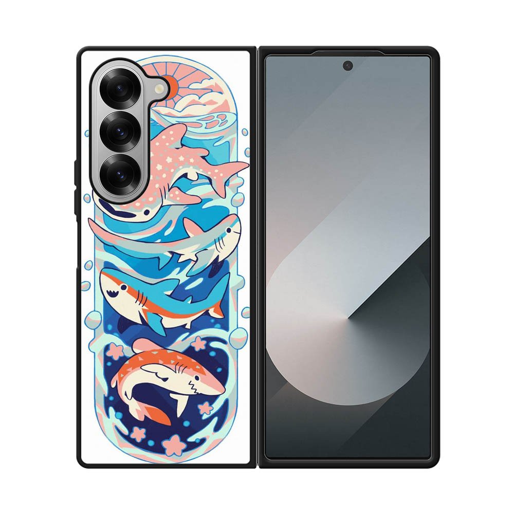 Cute Shark FE0475 Samsung Galaxy Fold 7 5G Case