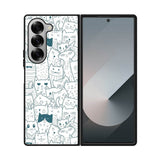 Cat Pattern FE0482 Samsung Galaxy Fold 7 5G Case