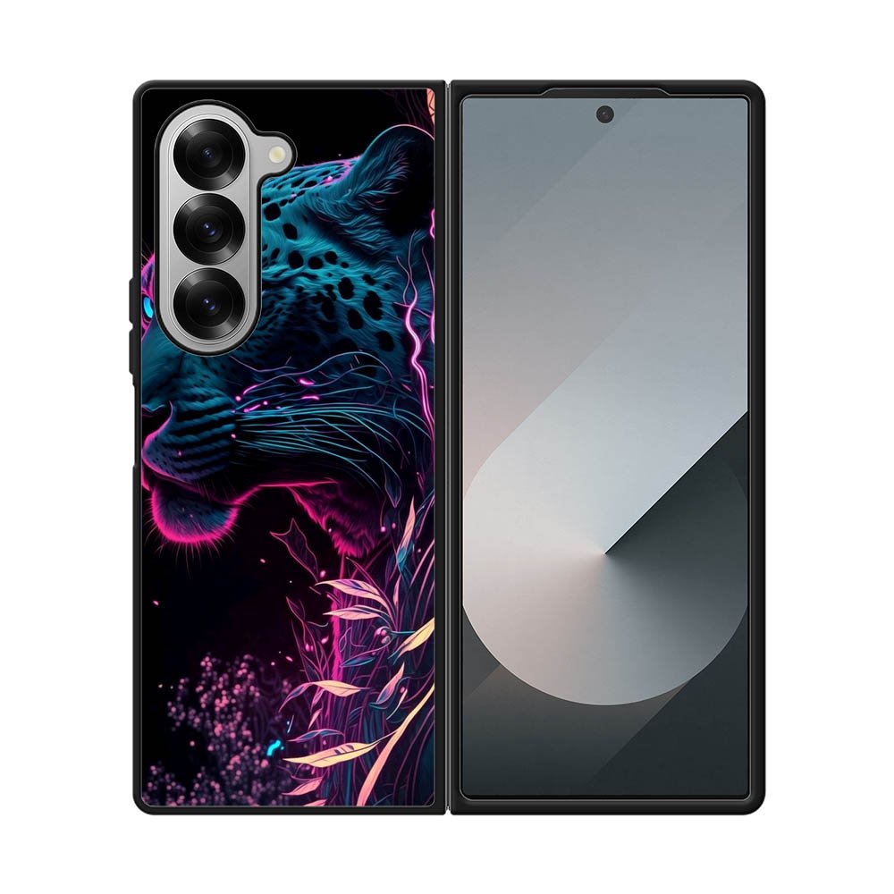 Leopard Neon FE0516 Samsung Galaxy Fold 7 5G Case