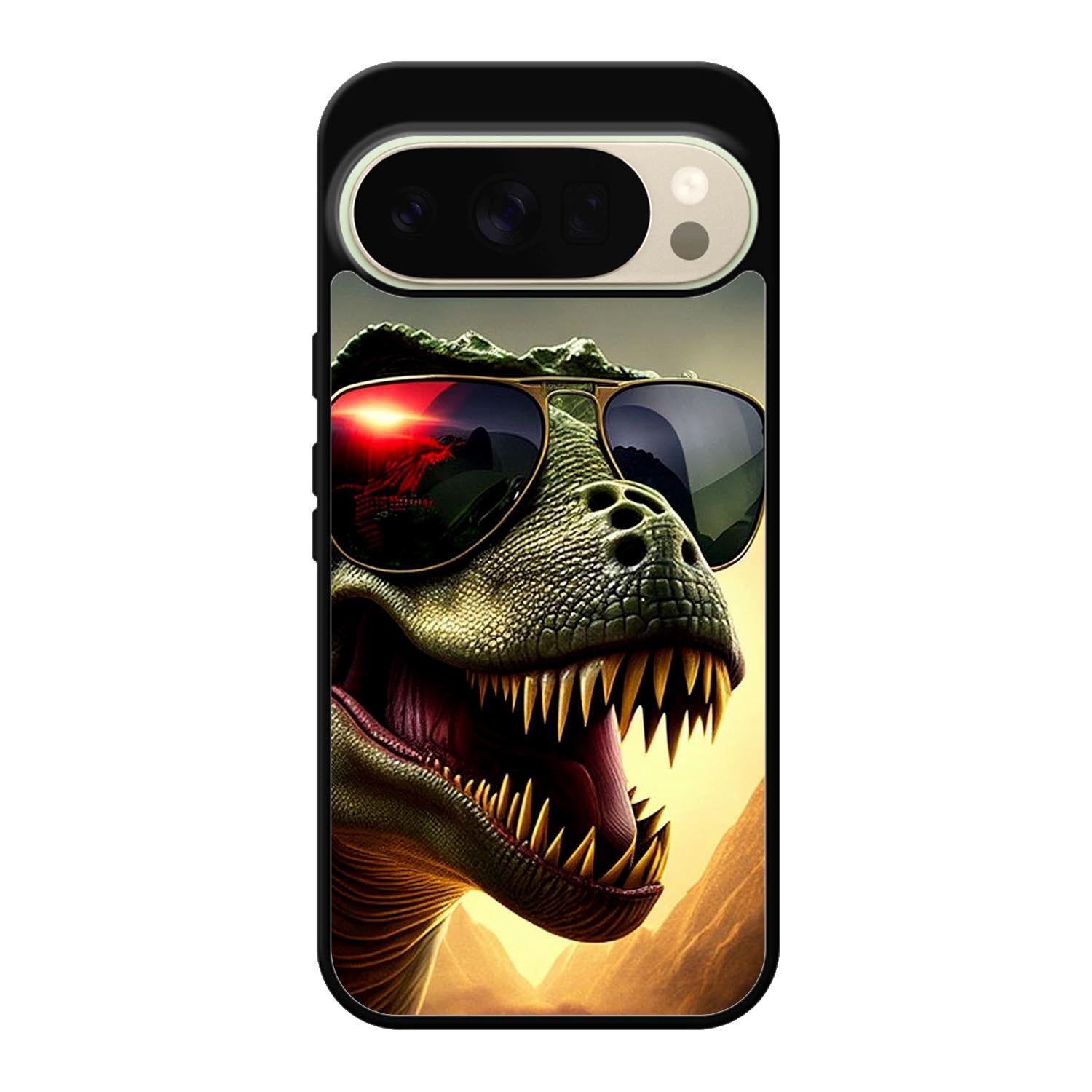 Dinosaur sunbathing Google Pixel 10 Pro XL Case FE0207