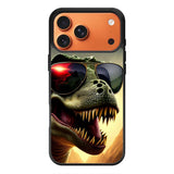 Dinosaur sunbathing iPhone 17 Pro Max Case FE0207