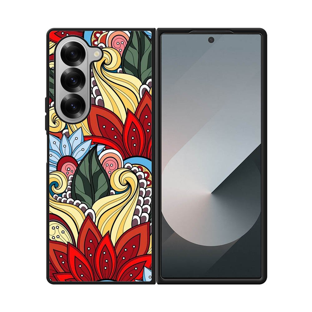 Flower Pattern FE0533 Samsung Galaxy Fold 7 5G Case