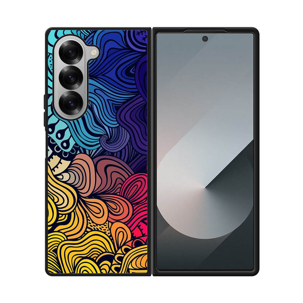 Abstrac Pattern FE0536 Samsung Galaxy Fold 7 5G Case