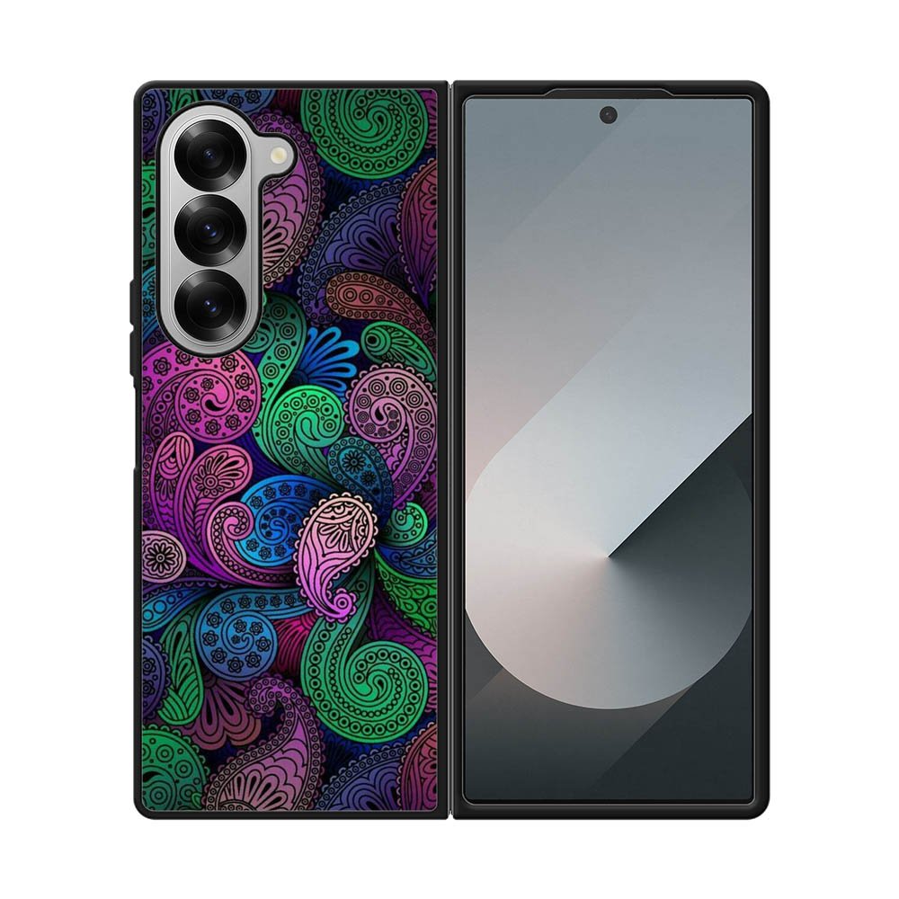 Flower Pattern Samsung Galaxy Z Fold 7 5G Case FE0276