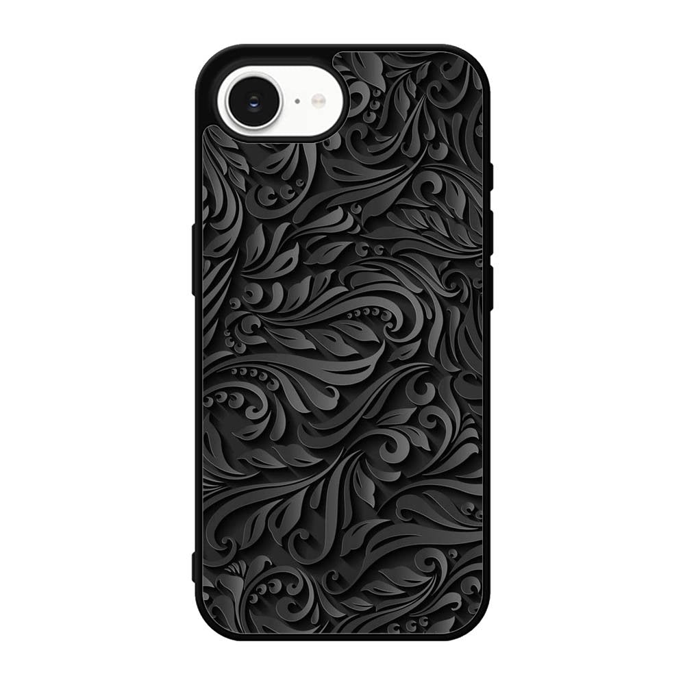 Black Flower iPhone 17e Case FE0101