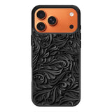 Black Flower iPhone 17 Pro Max Case FE0101