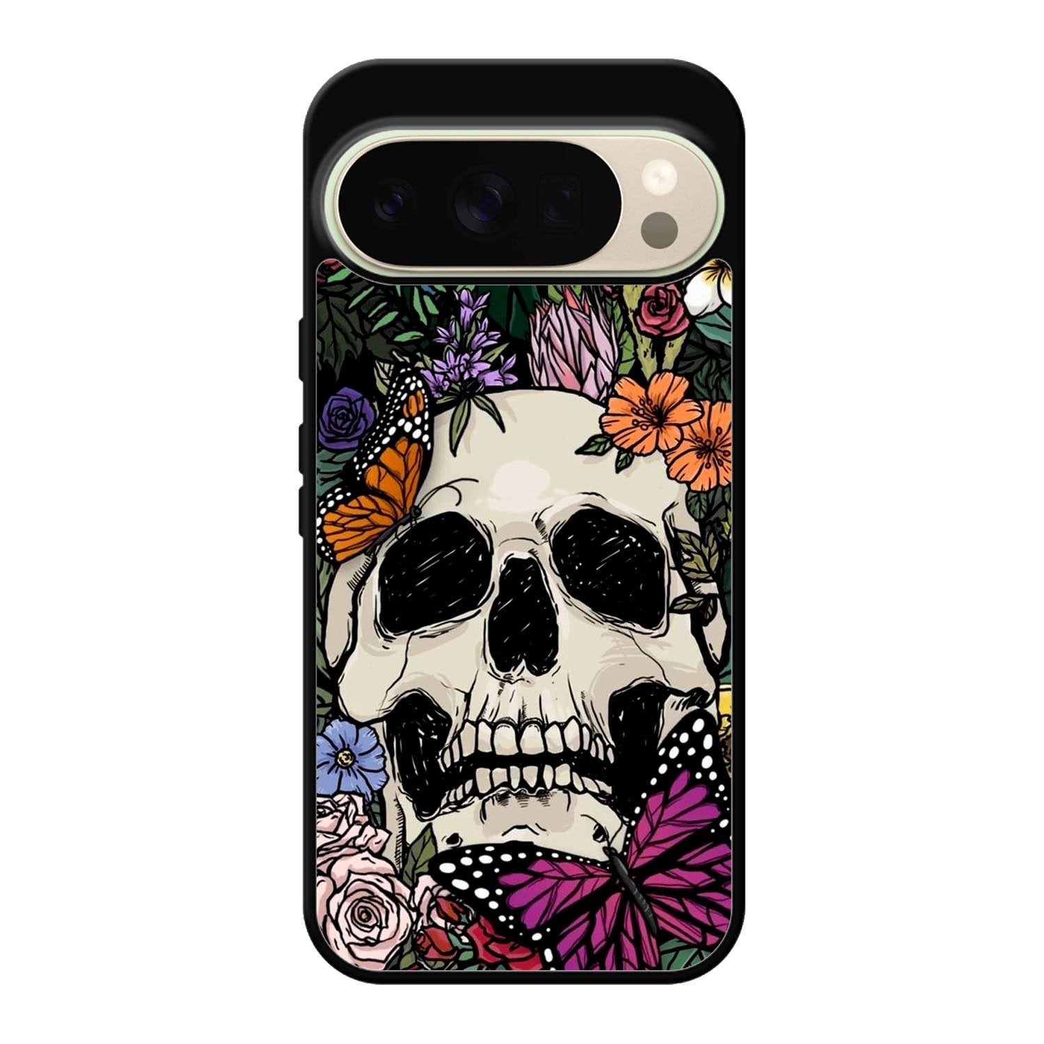 Skull Flower Google Pixel 10 Pro XL Case FE0565