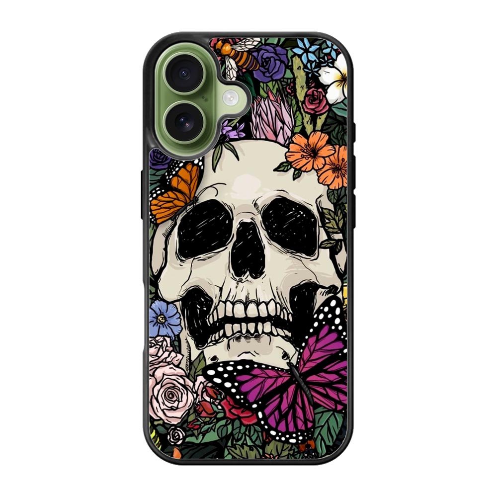 Skull Flower iPhone 17 Case FE0565