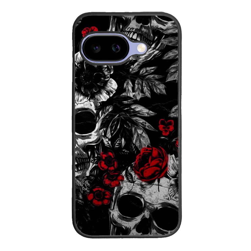 Skull Flower Art Google Pixel 10A Case FE0564