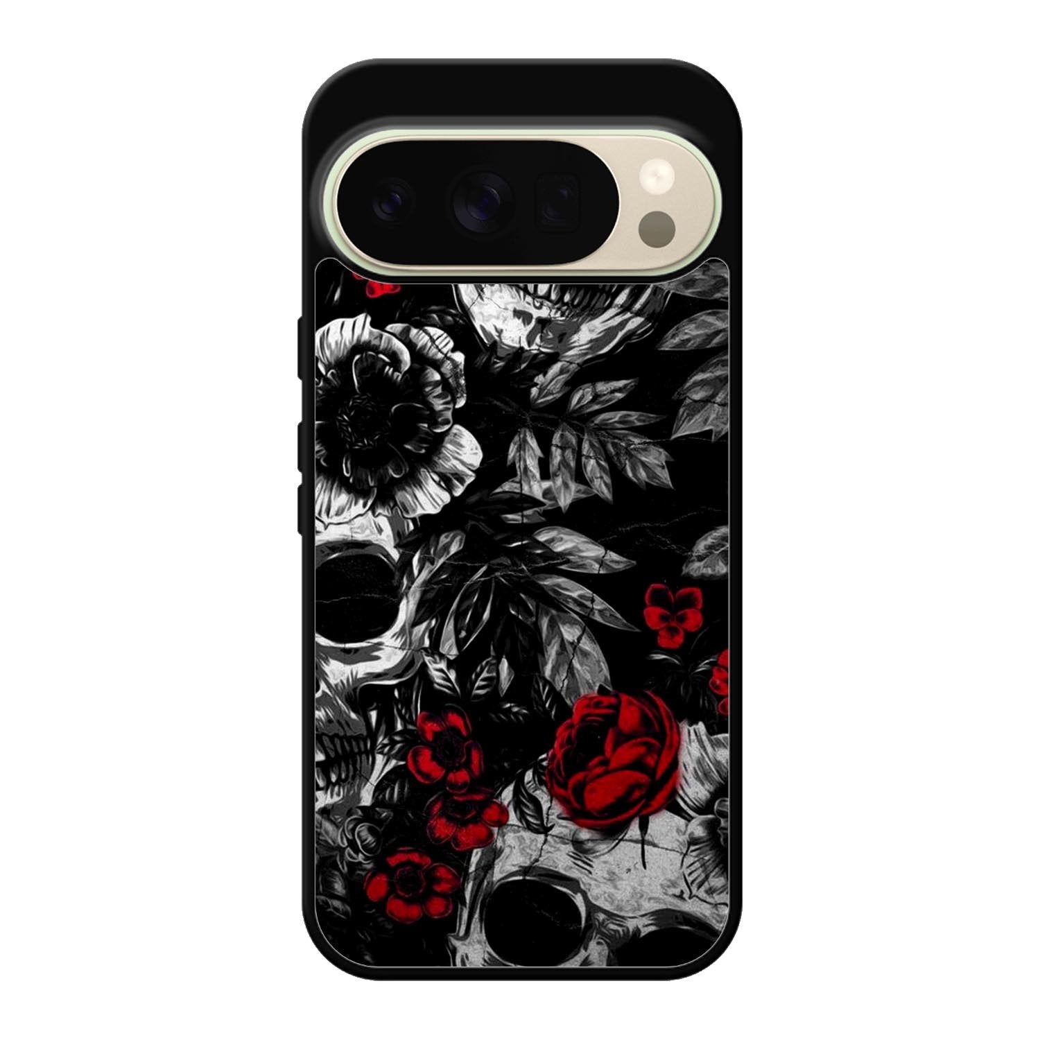 Skull Flower Art Google Pixel 10 Pro XL Case FE0564
