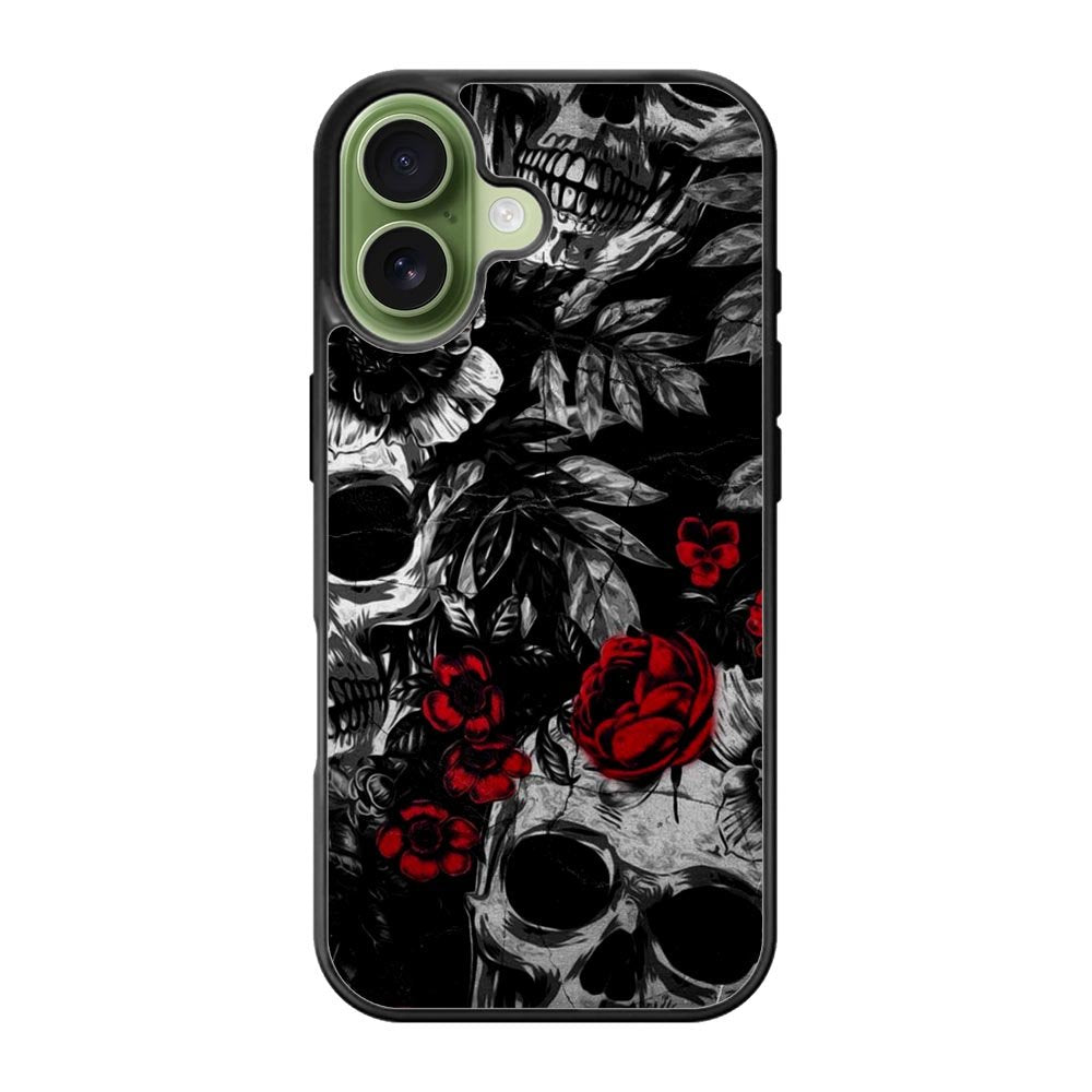 Skull Flower Art iPhone 17 Case FE0564