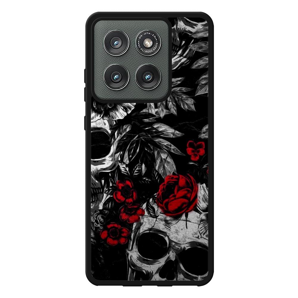 Skull Flower Art Motorola Moto Edge 2025 Case FE0564