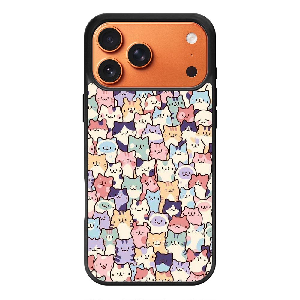 Cute Cat iPhone 17 Pro Max Case FE0186