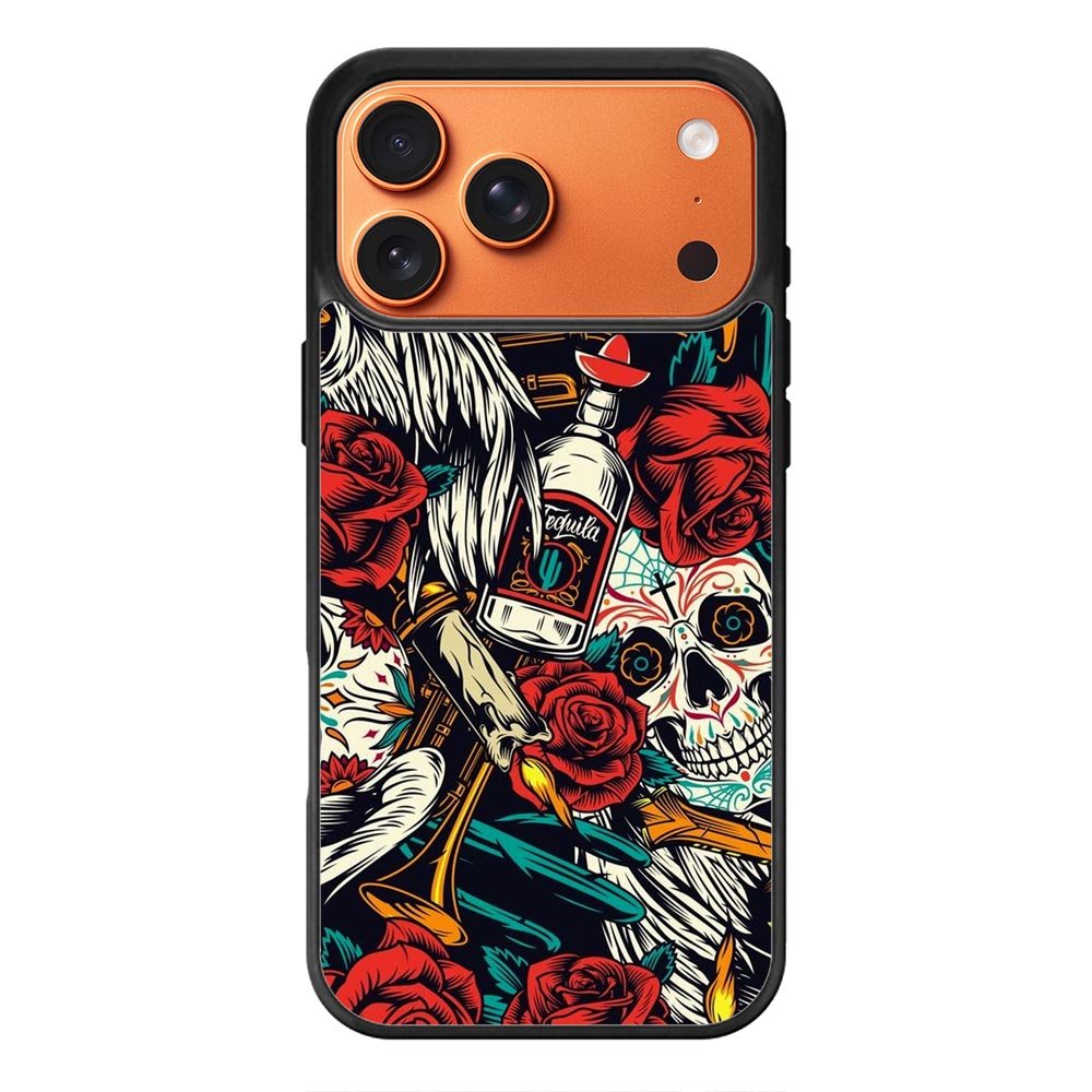 Skull Pattern iPhone 17 Pro Max Case FE0569