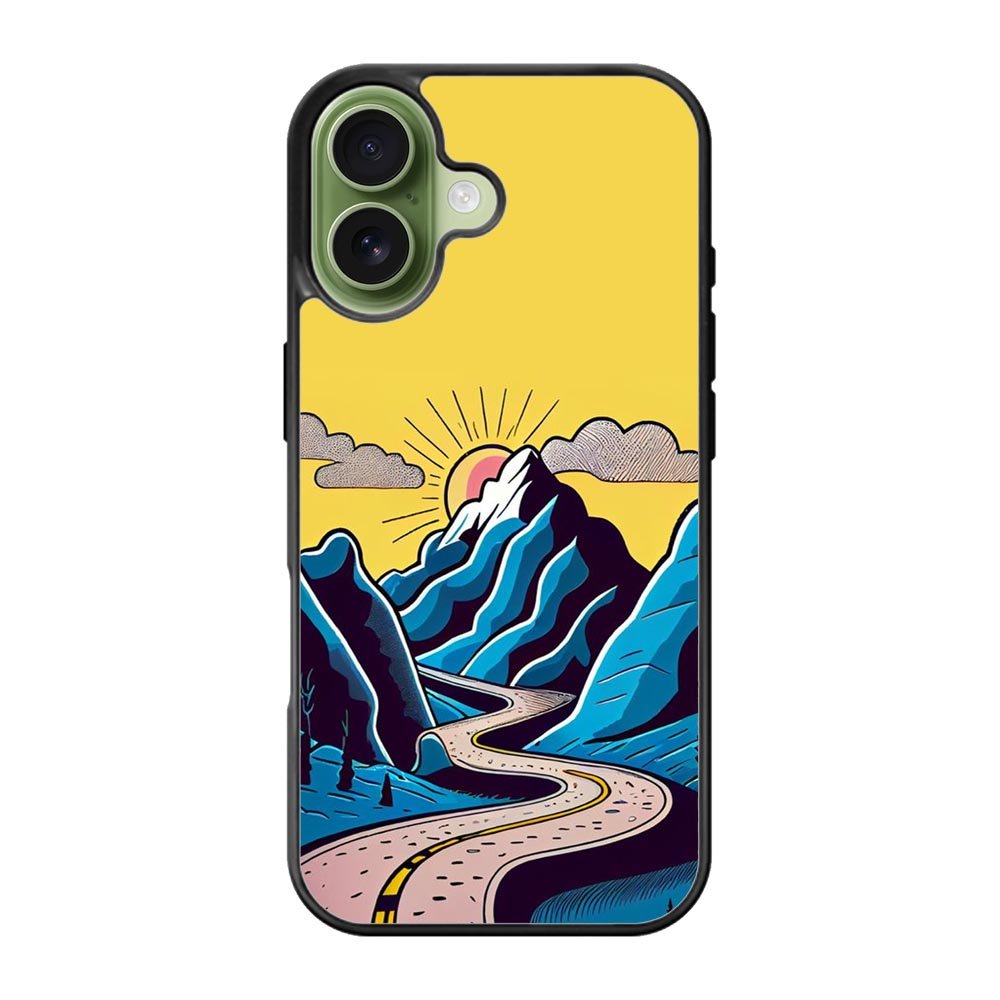 Sunset and Mountains iPhone 17 Case FE0606