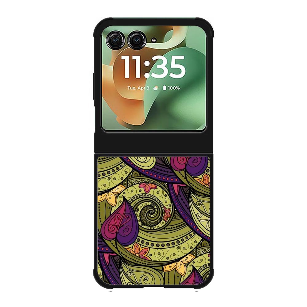 Flower Art Pattern Motorola Moto RAZR 2025 Case FE0261