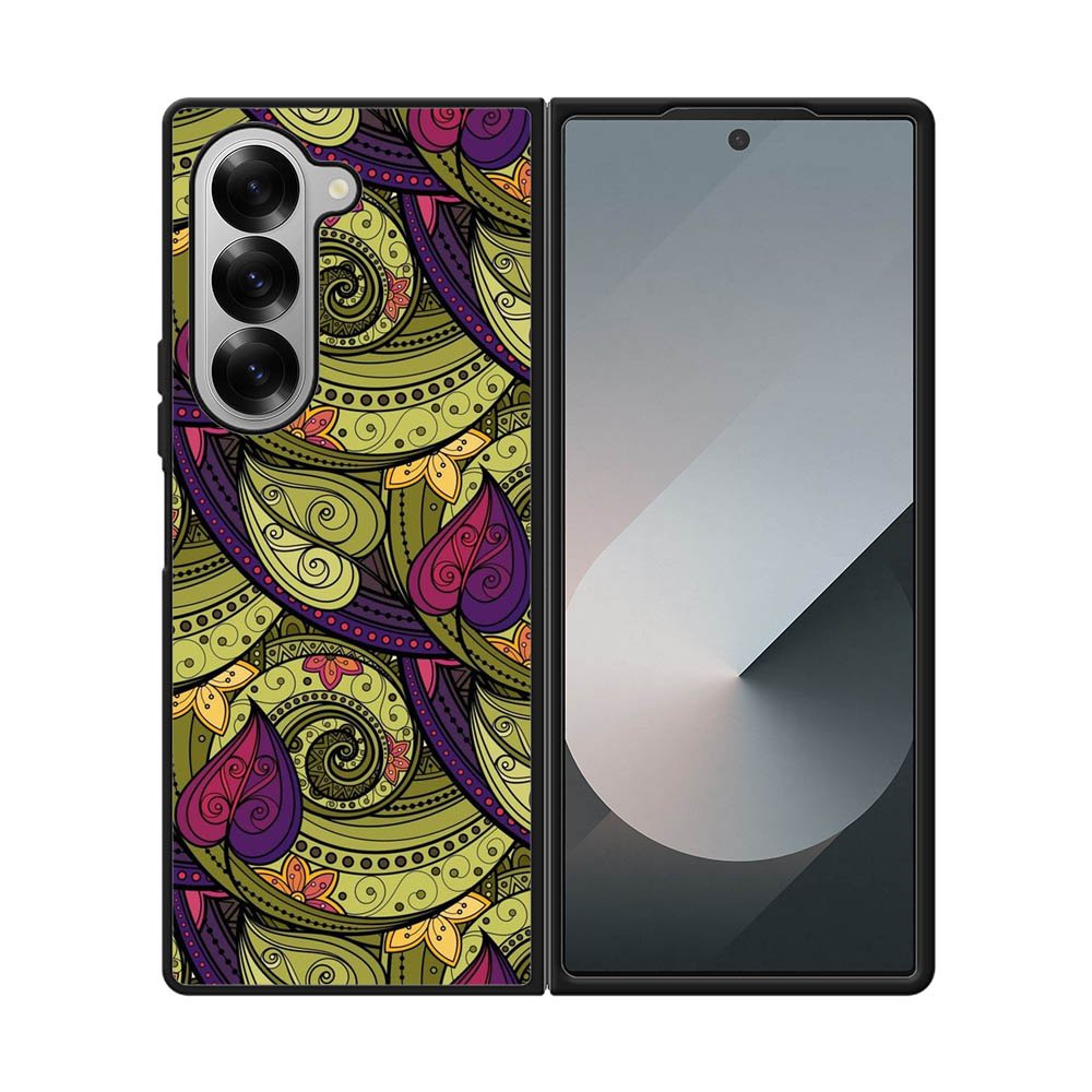 Flower Art Pattern Samsung Galaxy Z Fold 7 5G Case FE0261