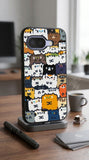Cute Chunky Cats Protective Case Compatible with iPhone, Samsung & Google Pixel FW0232
