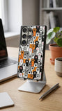 Cute Cat Paw Pattern Protective Case Compatible with iPhone, Samsung & Google Pixel FW0233