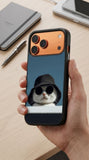 Cool Boss Cat With Glasses Protective Case Compatible with iPhone, Samsung & Google Pixel FW0235