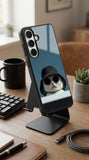 Cool Boss Cat With Glasses Protective Case Compatible with iPhone, Samsung & Google Pixel FW0235