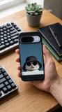 Cool Boss Cat With Glasses Protective Case Compatible with iPhone, Samsung & Google Pixel FW0235