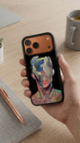 Modern Abstract Face Art Protective Case Compatible with iPhone, Samsung & Google Pixel FW0237