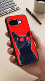 Cool Cat With Sunglasses Protective Case Compatible with iPhone, Samsung & Google Pixel FW0239