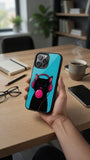 Cool Cat Bubblegum Pop Protective Case Compatible with iPhone, Samsung & Google Pixel FW0241