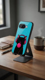Cool Cat Bubblegum Pop Protective Case Compatible with iPhone, Samsung & Google Pixel FW0241