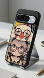 Whimsical Pastel Clowns Protective Case Compatible with iPhone, Samsung & Google Pixel FW0245