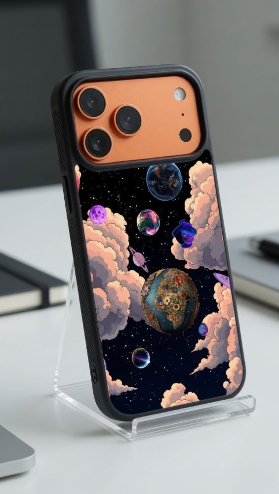 Cosmic Cloud Galaxy Protective Case Compatible with iPhone, Samsung & Google Pixel FW0247