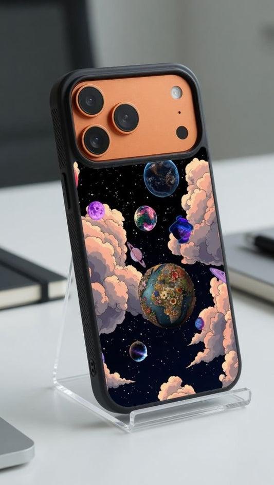 Cosmic Cloud Galaxy Protective Case Compatible with iPhone, Samsung & Google Pixel FW0247