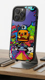 Funky Burger Blast Protective Case Compatible with iPhone, Samsung & Google Pixel FW0249