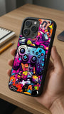Game Over Graffiti Protective Case Compatible with iPhone, Samsung & Google Pixel FW0250