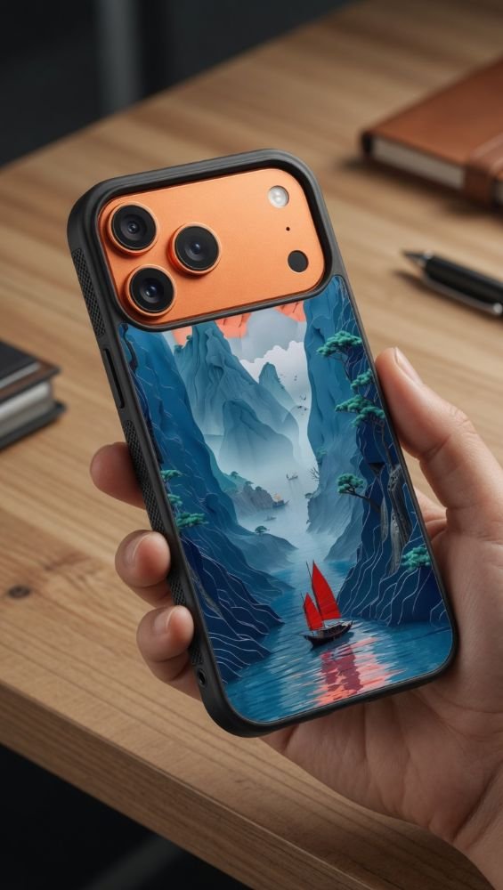 Epic Peak Papercraft Protective Case Compatible with iPhone, Samsung & Google Pixel FW0251