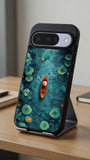 Red Sail Mountain Art Protective Case Compatible with iPhone, Samsung & Google Pixel FW0252
