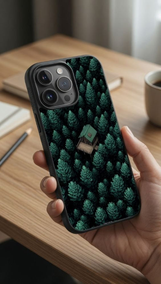 Forest Hideaway Protective Case Compatible with iPhone, Samsung & Google Pixel FW0259