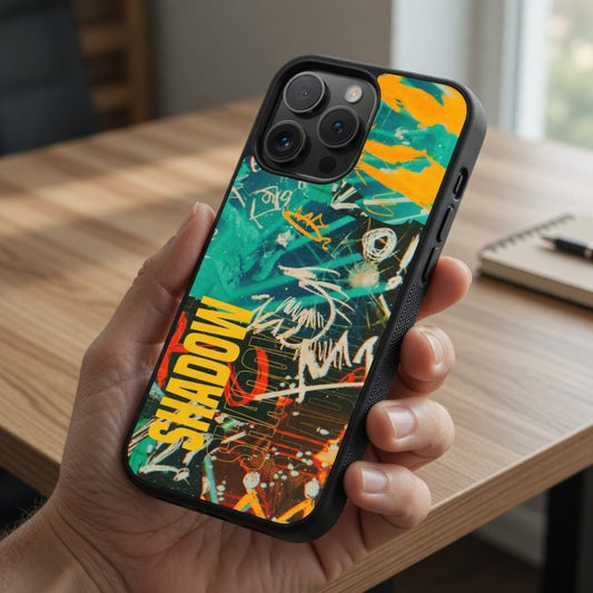 Abstract Urban Shadow Protective Case Compatible with iPhone, Samsung & Google Pixel FW0262