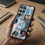 Urban Sticker Fusion Protective Case Compatible with iPhone, Samsung & Google Pixel FW0269
