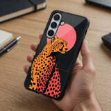Cheetah’S Pink Moon Protective Case Compatible with iPhone, Samsung & Google Pixel FW0270