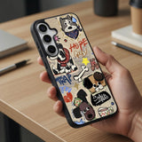Street Paws Graffiti Protective Case Compatible with iPhone, Samsung & Google Pixel FW0271