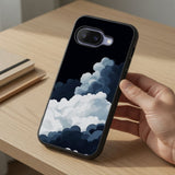 Midnight Storm Clouds Protective Case Compatible with iPhone, Samsung & Google Pixel FW0273