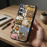 Sweet Animal Bakery Protective Case Compatible with iPhone, Samsung & Google Pixel FW0274