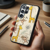 Jungle Friends Pattern Protective Case Compatible with iPhone, Samsung & Google Pixel FW0275